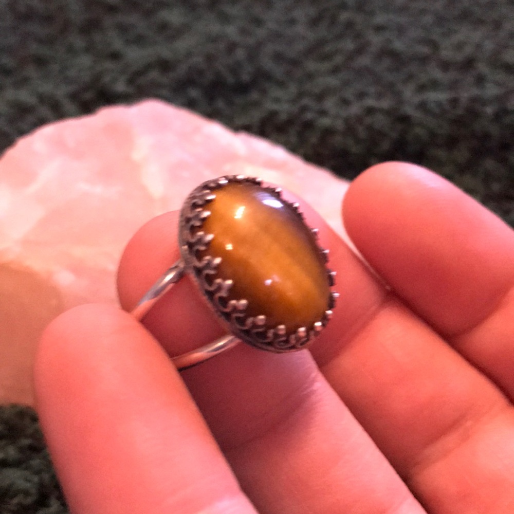 Tigers eye ring - Picture 4 of 4